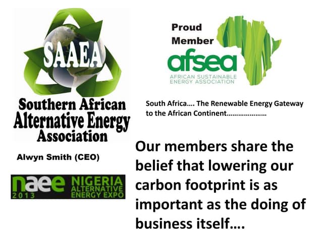 SAAEA NAEE 2013 Presentation