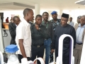 Minister of Power Prof Nebo visitng the Exhibtors