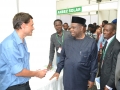 Exhibitors explains his products to Minister of Power Prof Nebo